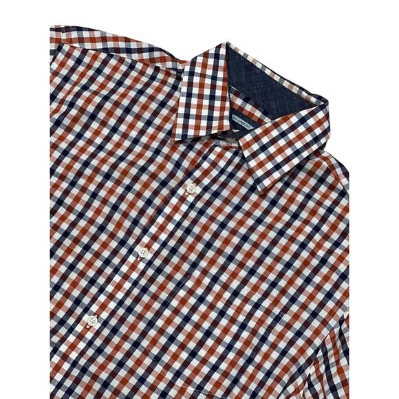 JOHNSTON & MURPHY Other - Johnston and Murphy, Orange and Navy Box, Buttondown, Size L, NB11